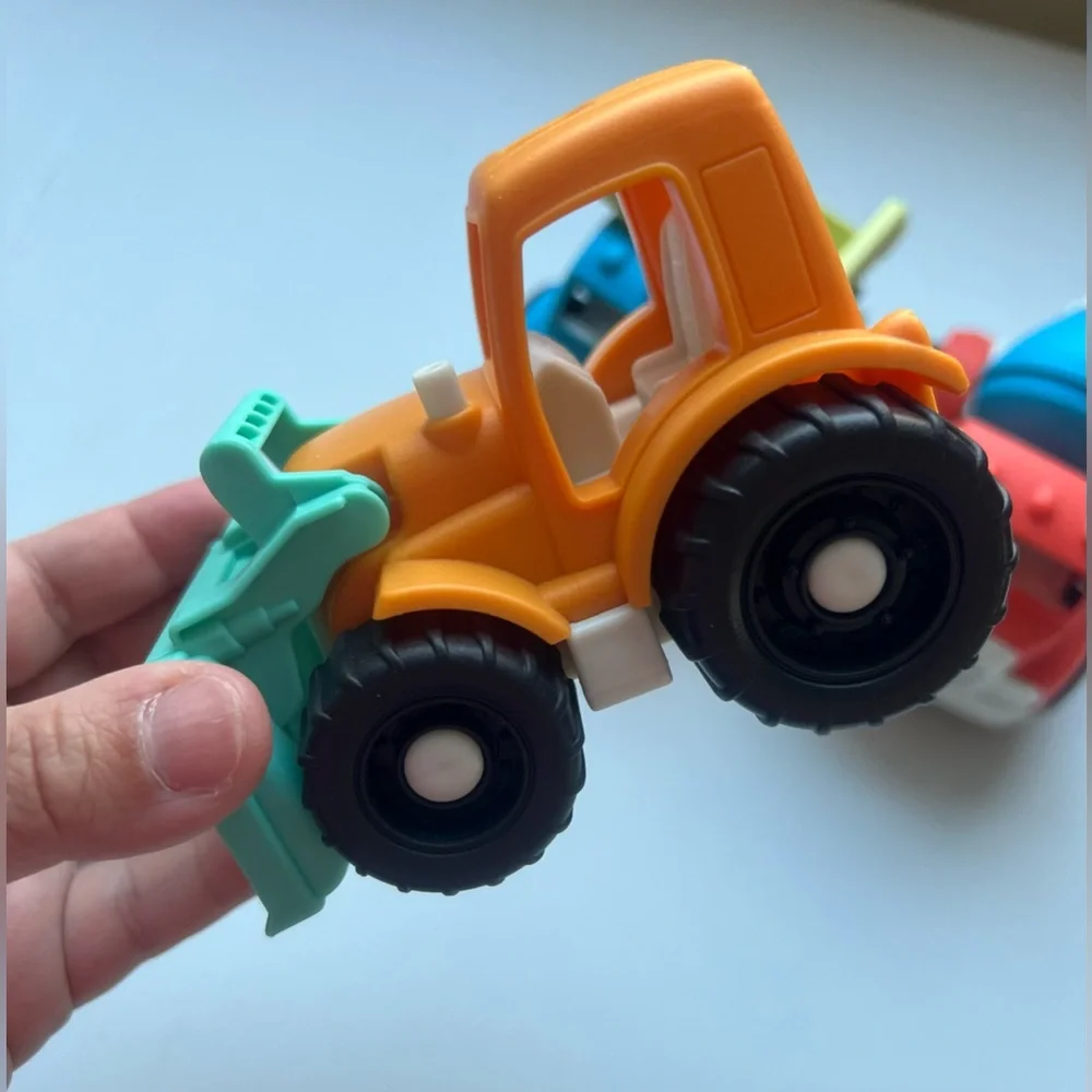 Construction Vehicles Set -3pk -Gigglescape™:Plastic Toy Vehicle Playsets, Truck